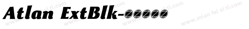 Atlan ExtBlk字体转换